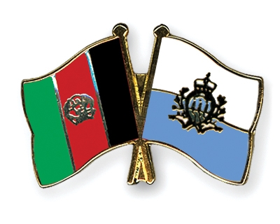 Fahnen Pins Afghanistan San-Marino