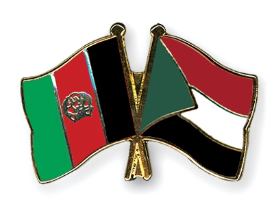 Fahnen Pins Afghanistan Sudan