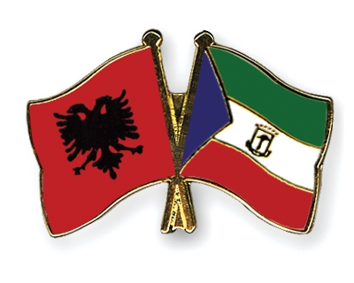 Fahnen Pins Albanien quatorialguinea