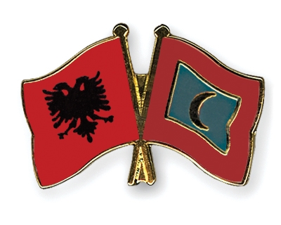 Fahnen Pins Albanien Malediven