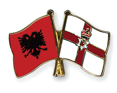 Fahnen Pins Albanien Nordirland