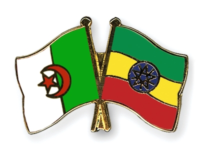 Fahnen Pins Algerien thiopien