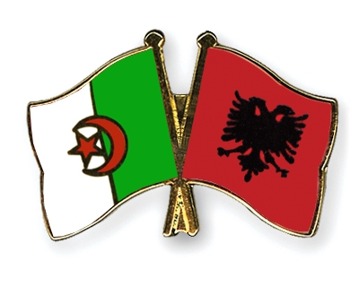 Fahnen Pins Algerien Albanien