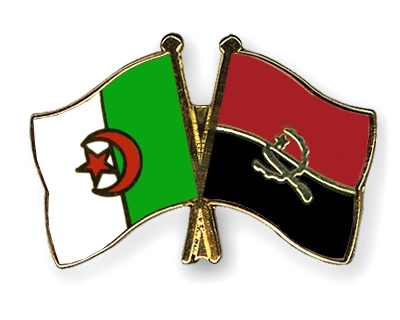 Fahnen Pins Algerien Angola