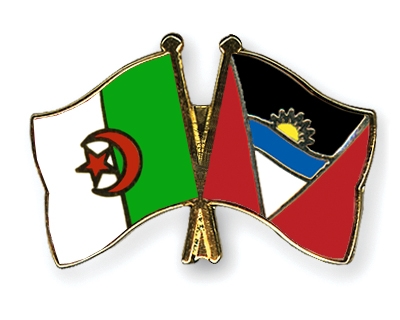Fahnen Pins Algerien Antigua-und-Barbuda