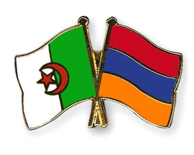 Fahnen Pins Algerien Armenien