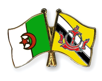 Fahnen Pins Algerien Brunei-Darussalam