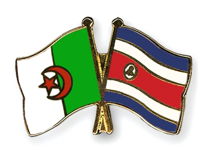 Fahnen Pins Algerien Costa-Rica