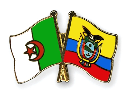 Fahnen Pins Algerien Ecuador