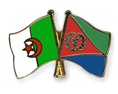 Fahnen Pins Algerien Eritrea