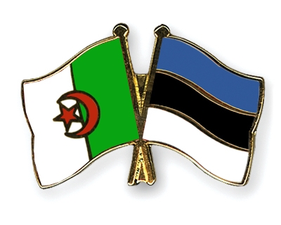 Fahnen Pins Algerien Estland