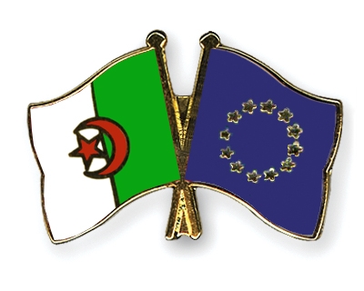 Fahnen Pins Algerien Europa
