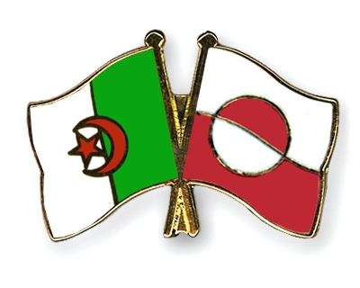 Fahnen Pins Algerien Grnland