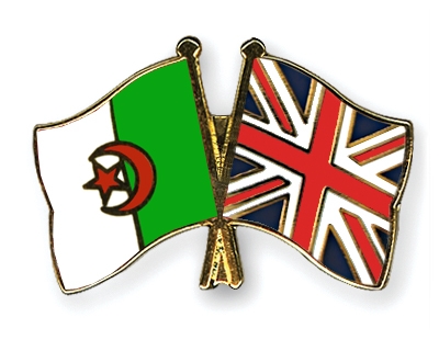 Fahnen Pins Algerien Grossbritannien