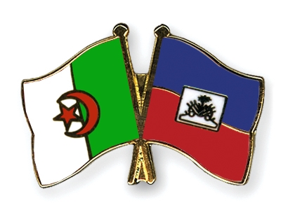 Fahnen Pins Algerien Haiti