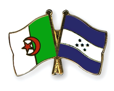Fahnen Pins Algerien Honduras