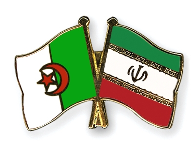 Fahnen Pins Algerien Iran