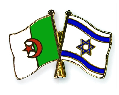 Fahnen Pins Algerien Israel