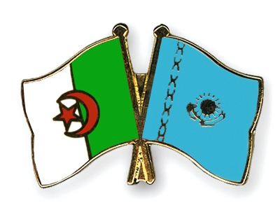 Fahnen Pins Algerien Kasachstan