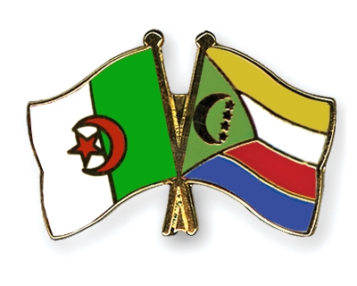 Fahnen Pins Algerien Komoren
