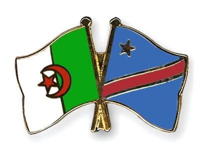 Fahnen Pins Algerien Kongo-Demokratische-Republik
