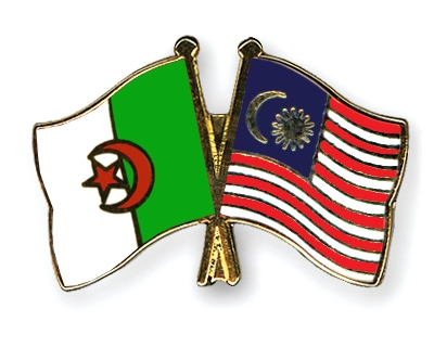 Fahnen Pins Algerien Malaysia