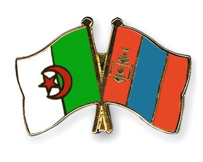 Fahnen Pins Algerien Mongolei