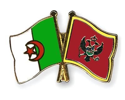 Fahnen Pins Algerien Montenegro