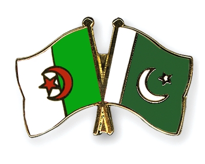Fahnen Pins Algerien Pakistan