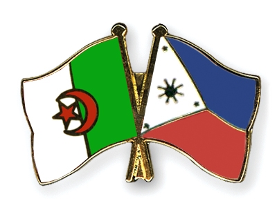 Fahnen Pins Algerien Philippinen