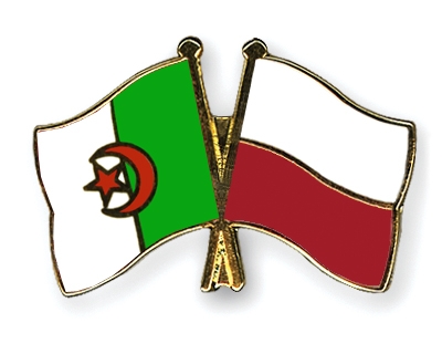 Fahnen Pins Algerien Polen