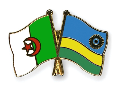 Fahnen Pins Algerien Ruanda