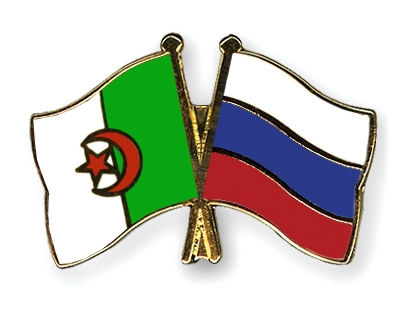 Fahnen Pins Algerien Russland