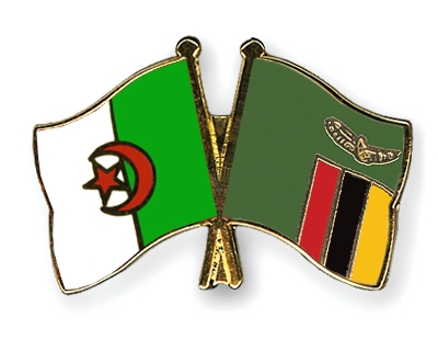 Fahnen Pins Algerien Sambia