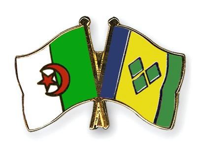 Fahnen Pins Algerien St-Vincent-und-die-Grenadinen