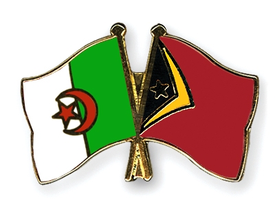 Fahnen Pins Algerien Timor-Leste