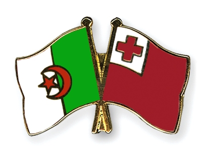 Fahnen Pins Algerien Tonga