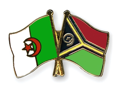 Fahnen Pins Algerien Vanuatu