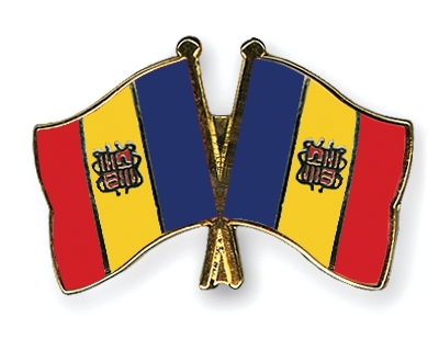 Fahnen Pins Andorra Andorra