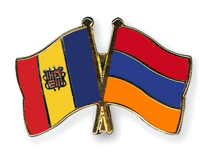 Fahnen Pins Andorra Armenien
