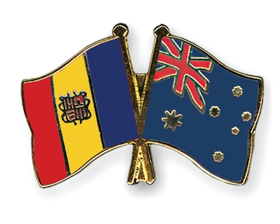 Fahnen Pins Andorra Australien