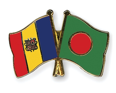 Fahnen Pins Andorra Bangladesch