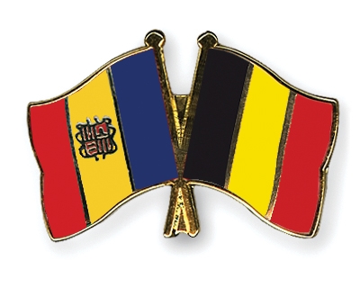 Fahnen Pins Andorra Belgien
