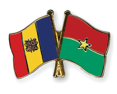 Fahnen Pins Andorra Burkina-Faso