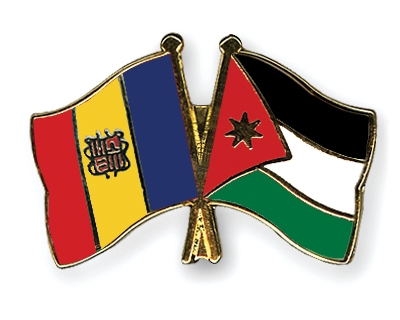 Fahnen Pins Andorra Jordanien