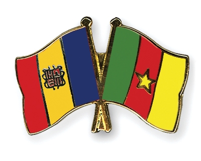 Fahnen Pins Andorra Kamerun