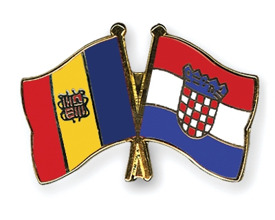 Fahnen Pins Andorra Kroatien