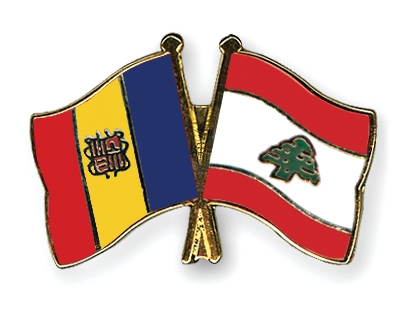 Fahnen Pins Andorra Libanon