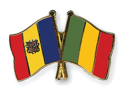 Fahnen Pins Andorra Mali