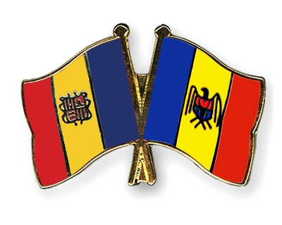 Fahnen Pins Andorra Moldau
